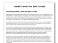 creditcardsforbadcredit.co