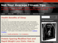 notyouraveragefitnesstips.com