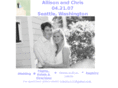 allieandchris.com