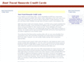besttravelrewardscreditcards.com