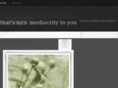 mrsmediocrity.com