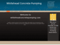whiteheadconcretepumping.com