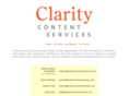 claritycontentservices.com