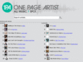 onepageartist.com