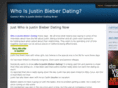 whoisjustinbieberdating.com