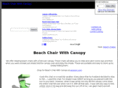 beachchairwithcanopy.com