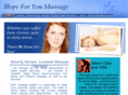 hopeforyoumassage.com