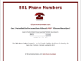 581phonenumbers.com