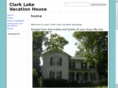 clarklakevacation.com