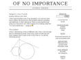 ofnoimportance.net