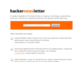 hackernewsletter.com