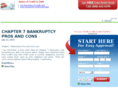 chapter7bankruptcyprosandcons.com