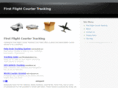 firstflightcouriertracking.com
