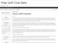 freegolfclubsets.com