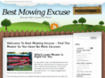 bestmowingexcuse.com