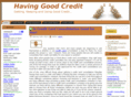 havinggoodcredit.com