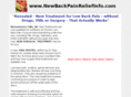 newbackpainreliefinfo.com