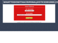 whattodowithacriminaljusticedegree.com