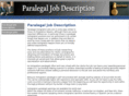 paralegaljobdescription.net