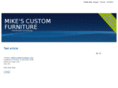 mikescustomfurniture.net