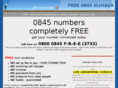 free0845number.co.uk