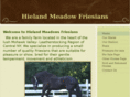 hielandmeadowfriesians.com