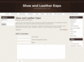 shoeandleatherexpo.com