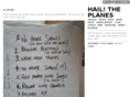 hailtheplanes.com
