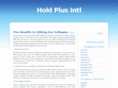 holdplusintl.com
