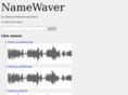 namewaver.com