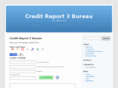 creditreport3bureau.net