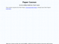 papercannon.com