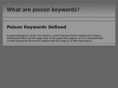 poisonkeywords.com