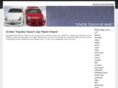 toyotatouchuppaint.com