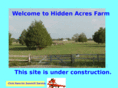 hiddenacresfarm.com