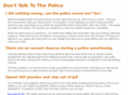 donottalkwithcops.com