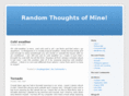 randomthoughtsofmine.info