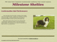 milestoneshelties.com