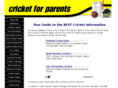 cricket-for-parents.com