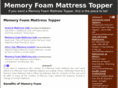 memoryfoam-mattresstopper.net