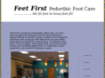 feetfirstpedorthic.com