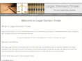 legaldomainfinder.com