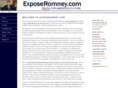 exposeromney.com