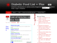 diabeticfoodlist.info