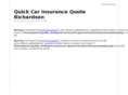 quickcarinsurancequoterichardson.org