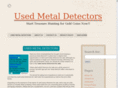 usedmetaldetectorsforsale.com