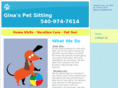 ginaspetsittingservice.com