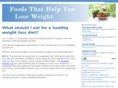 foodsthathelpyouloseweight.net