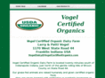 vogelcertifiedorganics.com