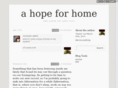 ahopeforhome.com